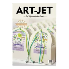 Papel Autoadhesivo Foto A3 Glossy Art-jet® X 20 Hojas 115gr Color Blanco