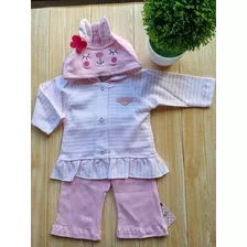 Conjunto Bebe Hermoso Algodón 3 M Cod2234 Excelente Calidad 