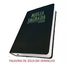 Bíblia Sagrada Com Mapas | Rc Gigante | Capa Semiluxo Preta
