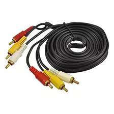 Cables Rca - Uxcell 2,6 M Audio Video 3 Rca Macho A Macho Co