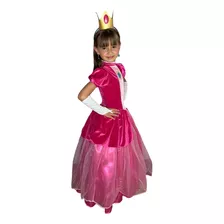 Disfraz Princesa Peach Niña ( Mario Bros )