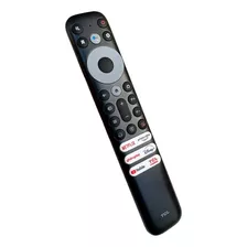 Controle Remoto Tcl Smart Rc802v Flr2 Original - Comando Voz