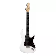 Guitarra Giannini Strato G101 Branca/escudo Tortoise Wh/tt Cor Branco Material Do Diapasão Madeira Técnica Orientação Da Mão Destro