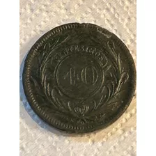 Moneda 40 Centésimos 1857
