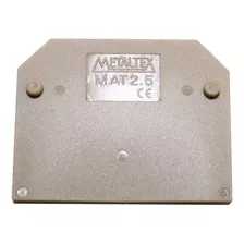 Tampa Final Para Borne Conector Mtb2,5en - Mat2,5 - Metaltex