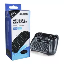 Teclado Sem Fio Ps4 Slim/ Pro Wireless Keypad Pronta Cor Preto