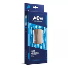 Faixa Abdominal Elástica Mova Tamanho P/m Cor Bege