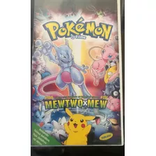 Vhs Pokémon Filme-mewtwo Vs.mew/fita Amarela-importado-2000