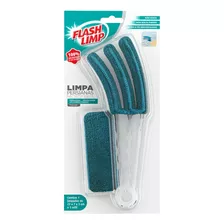 Limpador De Persiana Horizontal Microfibra + 1 Refil Extra 