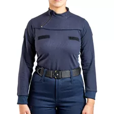 Remera Mangas Largas Con Cierre De Mujer Policia Rerda