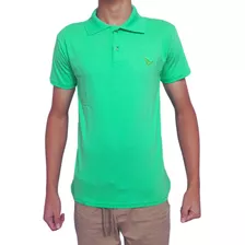 Camisa Polo Infantil Masculina 100% Algodão Tamanho 08 Ao 16