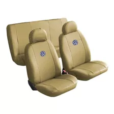 Capa Banco Carro 100% Couro Vw Gol + Forro Para Portas