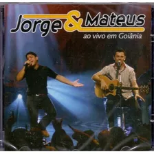 Cd Jorge & Mateus - Ao Vivo Em Goiânia Lacrado Versão Do Álbum Estandar