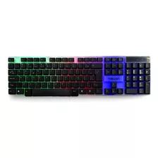 Teclado Usb Gamer Retro Iluminado 3 Cores