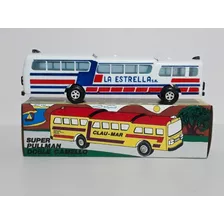 Antiguo Colectivo Micro Ómnibus Bus En Miniatura La Estrella