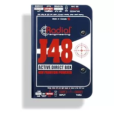 Radial J48 Mk2 48v Phantom Power Caja Directa Activa