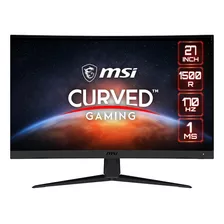 Monitor Gamer Msi G27c5 E2 27 Pulgadas Curvo Full Hd 1500r