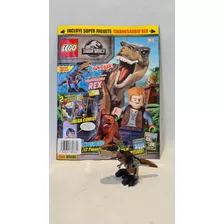 Lego Jurassic World Libro Revista Y Mini Juguete Panini