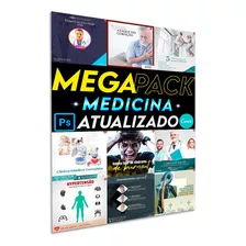 Pack De Artes Editáveis De Medicina Para Redes Sociais
