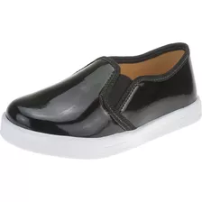 Tênis Infantil Feminino Slip On Escolar Sem Cadarço Sapato