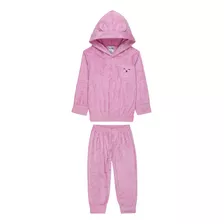 Conjunto Bebê Infantil Blusão Com Capuz Interativo Calça