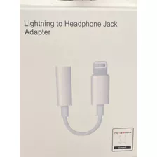 Adaptador Audífonos Lightning A 3.5 Mm Audio Para iPhone