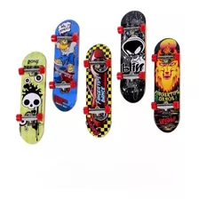 Pack Mini Skate Dedo Skateboard Kit + Chavinhas + Rodinhas