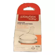 Pack 2 Tetinas Playtex Baby Angled Tige Excentree 3m+