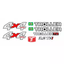 Kit Adesivo Troller 3.0tdi 4x4 Diesel 2009 A 2012 Completo