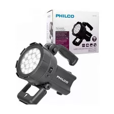 Pack 05 Foco Linterna 19 Led Recargable Philco