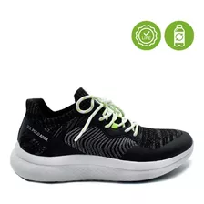 Tenis Sustentables U.s. Polo Assn. Us-ss21-232 Color Negro