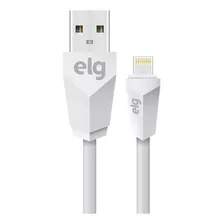 Cabo De Dados E Carga Com 2 Metros Usb Para Lightning Para iPhone iPad Ou iPod ELG L820