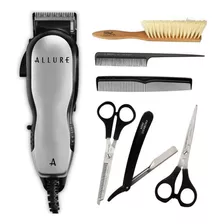 Maquina Cortar Pelo Profesional Allure + Kit Peluqueria 