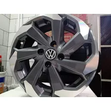 Jogo De Rodas Jetta R Line Aro 15 4x100 Gol Saveiro Polo