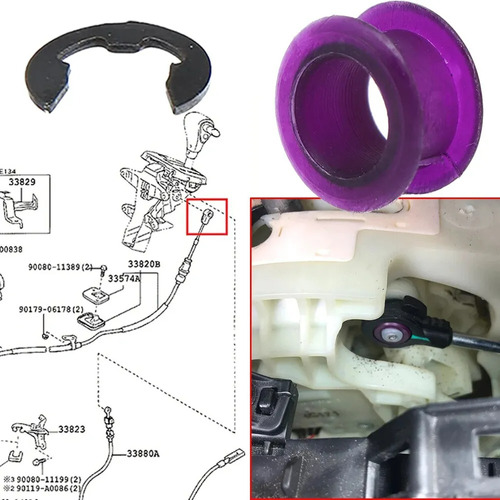 Buje Selector Suzuki Sx4 2006 - 2016 Trans Automatica Foto 10