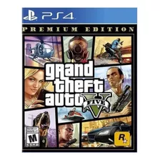 Grand Theft Auto V Standard Edition Rockstar Game Ps4 Fisico