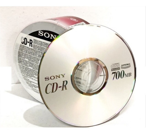 Cd Virgen Sony Cd-r 52x 700mb 80min Originales