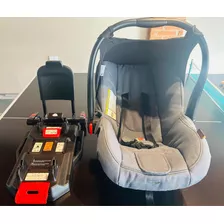 Bebe Conforto Risus Cinza Com Base Isofix E Adaptadores