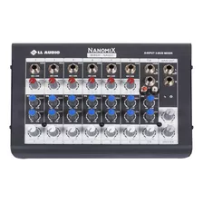 Mesa De Som Mixer Nanomix Ll Audio Na802 8 Canais C/pc Sound