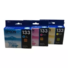 Kit De 3 Cartuchos De Tinta 133 Original Tx120 Tx130 Tx320