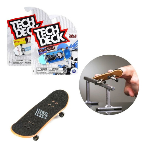 Skate de Dedo 96mm - Tech Deck - Sortido - Sunny - 2890