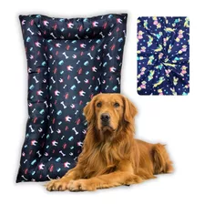 Cama Para Cachorro Extra Grande 76x116 + 1x Manta Soft 24hrs