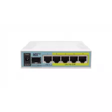 Conectividad Switch Router Mikrotik Hex-poe L4 5-1000(4-poe)