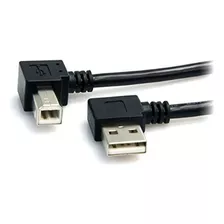 Startech.com Usb2hab2ra3 3 Pies Un Ángulo Recto Para B Cable