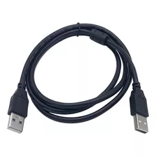 Cable Usb A Usb 2.0 Macho A Macho 1.5 Metros Negro