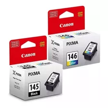 Kit Cartucho Canon Pg145 Cl146 - Mg2410 Mg2510 Mg2910 Mg3010