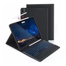 Funda Con Teclado Para iPad Pro 12.9 Pulgadas