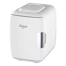 Refrigerador Mini Cooluli Portatil,carga Usb 110v 12v.blanco