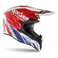 Casco Airoh Cross Wraap Six Days France Gloss 1130grs