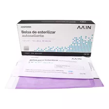 Bolsa De Esterilizar Aain Lila 51/4 X11 (13.5x28cm) 200 Pzas